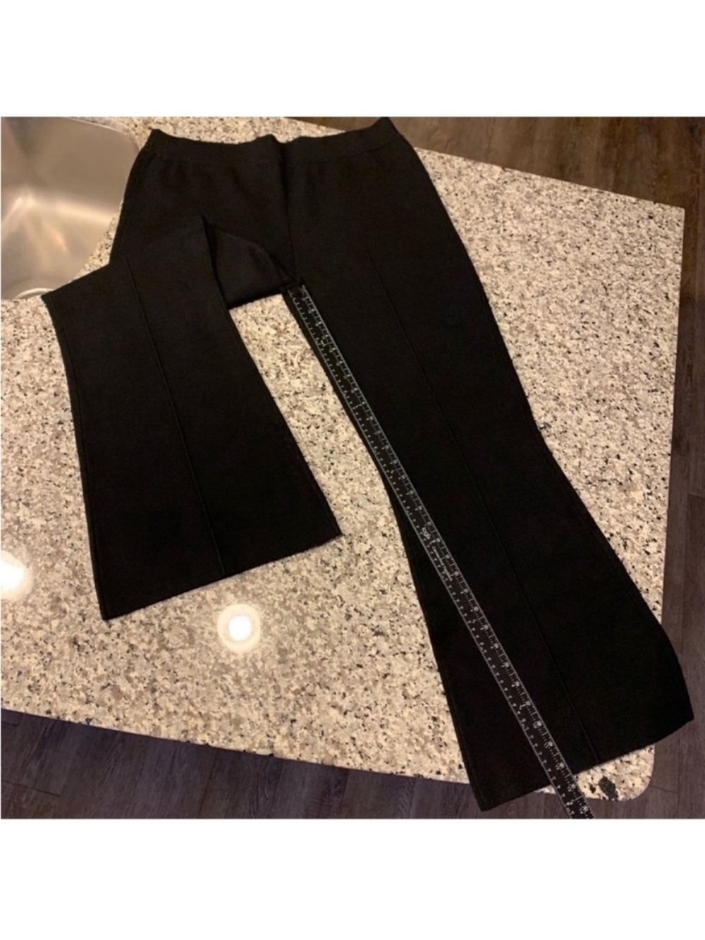J Crew XXL Slim Wide Leg Black - Picture 5 of 8
